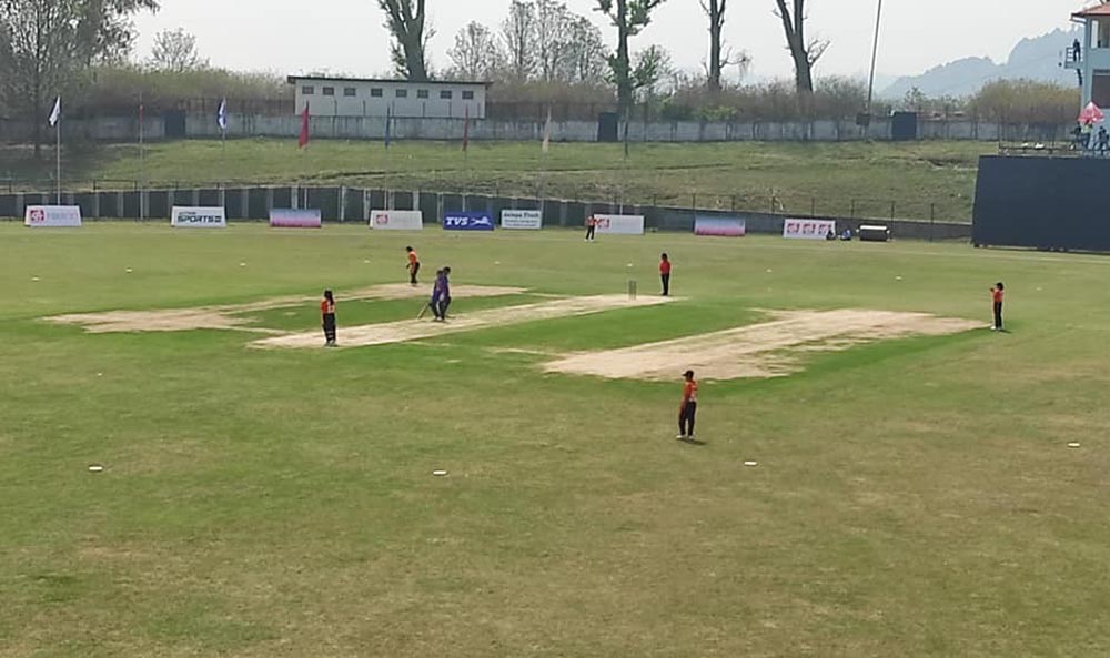 त्रिवि क्रिकेट मैदानमा दर्शकलाई निषेध